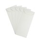 JAM Paper #12 Policy Business Strathmore Envelopes, 4.75 x 11, Bright White Wove, 25/Pack (191253)