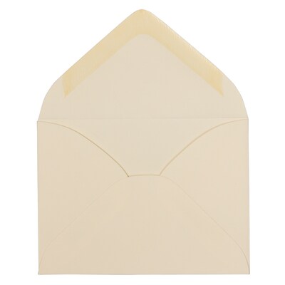 JAM Paper 2.75 x 3.75 Mini Commercial Envelopes, Ivory, 100/Pack (201244A)