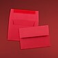 JAM Paper 4Bar A1 Colored Invitation Envelopes, 3.625 x 5.125, Red Recycled, 50/Pack (900927182I)