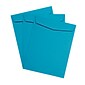 JAM Paper 10 x 13 Open End Catalog Colored Envelopes, Blue Recycled, 50/Pack (87725i)