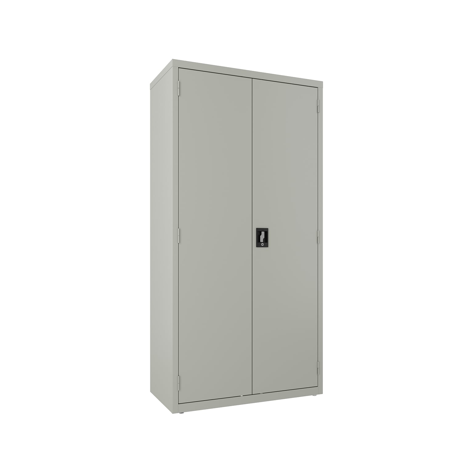 Hirsh 72 Steel Wardrobe Cabinet with 4 Shelves, Light Gray (22633)