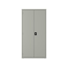Hirsh 72 Steel Janitorial Cabinet with 3 Shelves, Light Gray (24034)