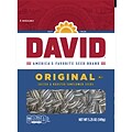 David Roasted Salted Original Sunflower Seeds, Unshelled, 5.25 oz., 12 Bags/Pack (GOV46170)