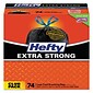 Hefty Ultra Strong 30 Gallon Kitchen Trash Bag, 30" x 33", Low Density, 1.1 mil, Black, 74 Bags/Box (PCTE85274)