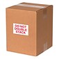 Tape Logic Labels, "Do Not Double Stack", 2 x 3", Red/White, 500/Roll (DL1617)