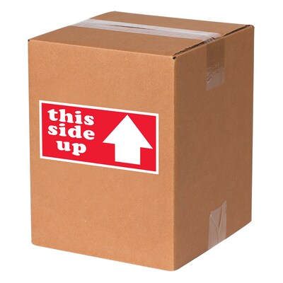 "This Side Up" Shipping Label, 2" x 4", 500/Roll
