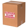 Tape Logic Fragile Glass Handle with Care Staples® Shipping Label, 3 x 5, 500/Roll