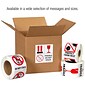 Tape Logic Fragile (Glass) Shipping Label, 3" x 4", 500/Roll