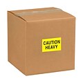 Tape Logic Labels, Caution Heavy, 2 x 3, Fluorescent Yellow, 500/Roll (DL1610)