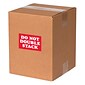 Tape Logic Labels, "Do Not Double Stack", 2 x 3", Red/White, 500/Roll (DL1614)
