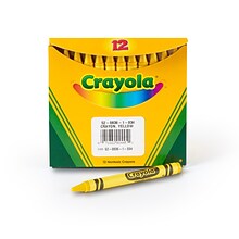 Crayola Bulk Crayons, Yellow, 12/Box (52-0836-034)