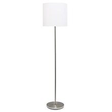 Simple Designs Incandescent Floor Lamp, White (LF2004-WHT)