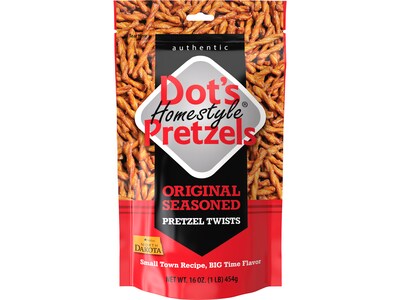 Dots Homestyle Original Pretzels Twists, 16 oz. (DDP00808)
