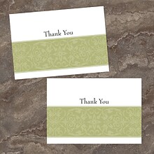 Great Papers! Sage Swirl Thank You Cards, 50/Pack