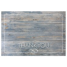 Great Papers! Driftwood Thank You Card, 4.875 x 3.375, 50/Pack (2015122)