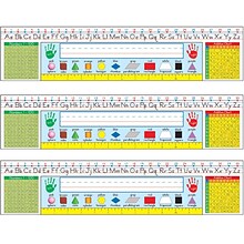 Carson Dellosa Education Traditional Manuscript Nameplates, 18 x 4, 36 Per Pack, 3 Packs (CD-12400