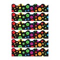 Carson Dellosa Education Big Rainbow Dots Scalloped Border, 39 Feet/Pack, 6 Packs (CD-1255-6)