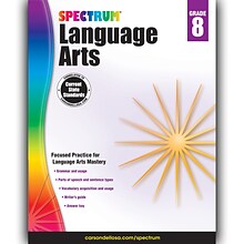 Language Arts Workbook, Grade 8, Paperback, (9781483812120)