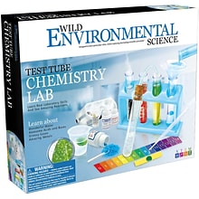 WILD! Science Test Tube Chemistry Lab, Grade 3+ (CTUWES90XL)