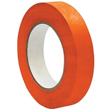 DSS Distributing 1 x 55 Yds, Premium Grade Masking Tape, Orange, 6 Rolls/Bundle (DSS46167-6)