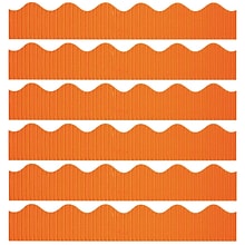 Bordette 50 x 2-1/4 Scalloped Border, Orange, 6 Rolls (PAC37106-6)
