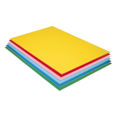 UCreate Foam Board, 20 x 30, Assorted Colors, 12 Sheets (PAC5512)