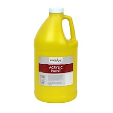 Handy Art Acrylic Paint Half Gallon, Chrome Yellow (RPC102010)