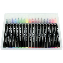 Sargent Art® Artist Brush Tip Markers, Assorted Colors, Pack of 18, (SAR221585)