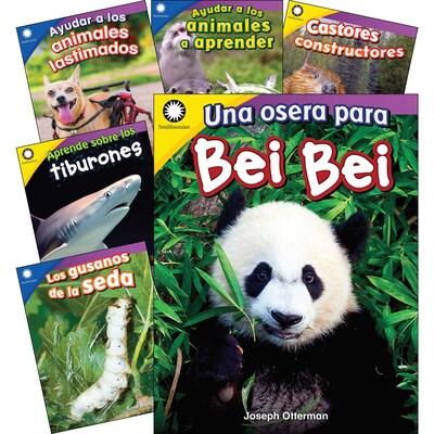 Smithsonian Informational Text: Animals, Spanish, Grades K-1, Teacher Created Resources, Paperback (