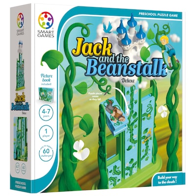 Smart Games Jack & the Beanstalk Puzzle Game, STEM, Grade PK+ (SG-026US)