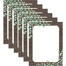 Teacher Created Resources Eucalyptus Computer Paper, 8.5 x 11, Multicolored, 50 Sheets Per Pack, 6