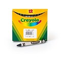 Crayola Bulk Crayons, Black, 12/Box (52-0836-051)