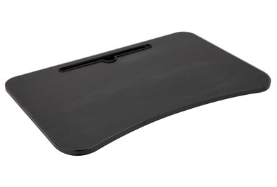 Mind Reader 23 x 15.25 Stainless Steel/Plastic Lap Desk, Black (LBSTUDY-BLK)