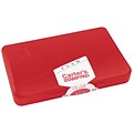 Carters® Foam Stamp Pads, 2-3/4 x 4-1/4,  Red