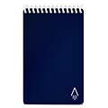 Rocketbook Mini Reusable Smart Notepad, 3.5 x 5.5, Dot-Grid Ruled, Blue, 48 Pages  (EVR-M-RC-CDF-F