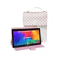 Linsay 7 Tablet with Stylus, Case, and Handbag, 2GB RAM, 64GB Storage, Android 13, Sweet Pink (F7UH