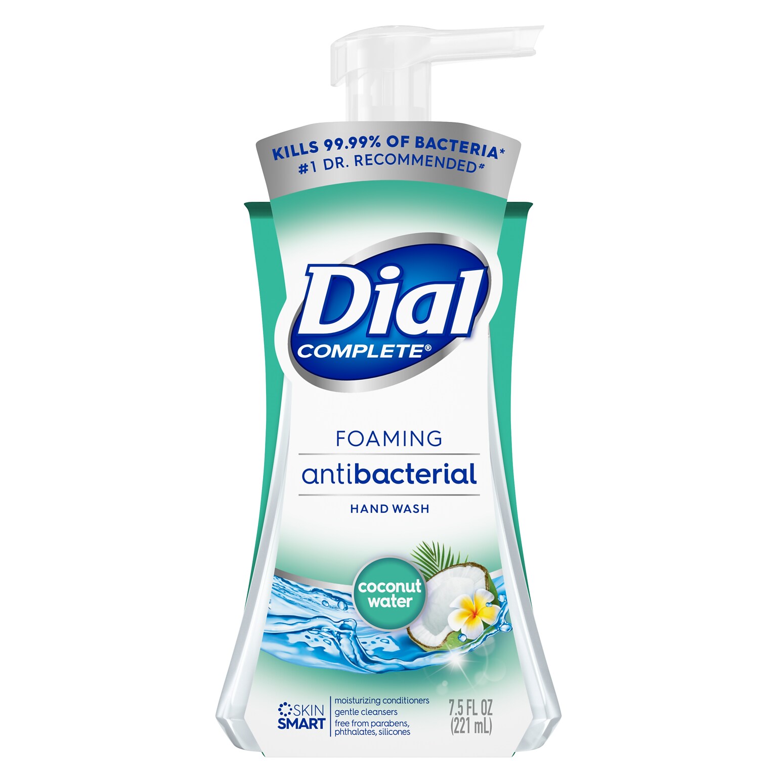 Dial Complete Foaming Hand Soap, Coconut Water, 7.5 oz. (DIA09315)