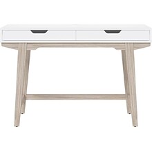 Thomasville Furniture Whitney 48W Writing Desk, Snowy White (SPLS-WH48D-TV)