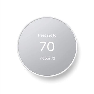 Google Nest WiFi Smart Thermostat, Snow White (5951743)