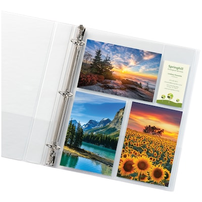 Avery Photo Pages Sheet Protectors, 4" x 6", Clear, 10/Pack (13401)