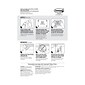 Command™ Small Poster Strips, White, 4 Strips/Pack, 100 Sets/Pack (17024CABPK)