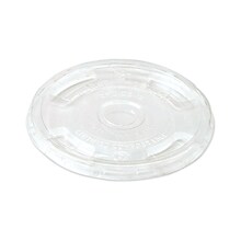 World Centric Clear Cold Cup Lids, Fits 9-24 oz Cups, 1,000/Carton