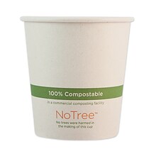 World Centric NoTree Paper Hot Cups, 10 oz, Natural, 1,000/Carton