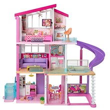 Mattel Barbie Dreamhouse Playset New Elevator Plastic Dollhouse, Pink (GNH53)