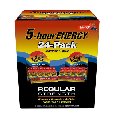 5 Hour Energy Berry, 1.93 oz, 2 12-Packs