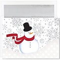 Great Papers!® Holiday Greeting Cards, Snappy Snowman, 7.875 x 5.625, 16 Cards/16 Foil-Lined Envel