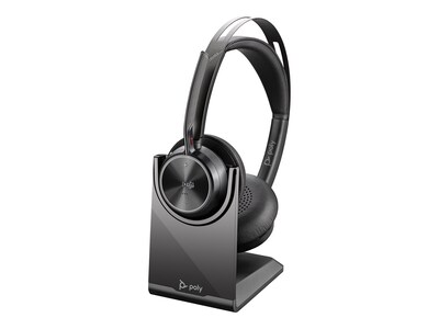 Plantronics Voyager Focus 2 Noise Canceling Bluetooth On Ear Phone & Computer Headset, Black (214433