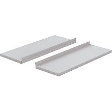 MooreCo Hierarchy 29 Storage Shelf, Cool Gray, 2/Pack (91698)