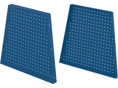 MooreCo Hierarchy 22 Peg Side Panel, Navy, 2/Pack (52990-Navy)