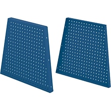 MooreCo Hierarchy 22 Peg Side Panel, Navy, 2/Pack (52990-Navy)